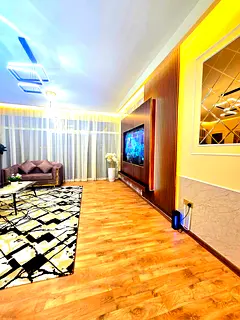 Luxury 2-bedroom apartment with living room – Horizon Towers