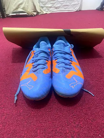 Blue and Orange Puma Football Boots - Size Unknown, Lightly Used size (42.5)