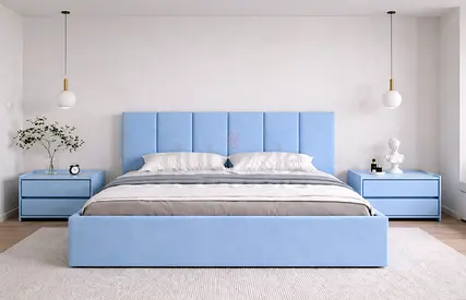 Koshan Brand new Queen size bed with medical mattress good Quality Queen bed storage strong