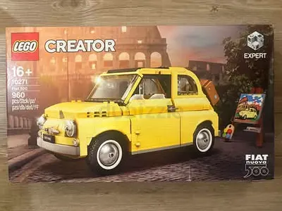 BRAND NEW LEGO 10271 CREATOR EXPERT FIAT 500 YELLOW