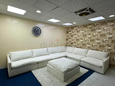 Home center white color modular sofa