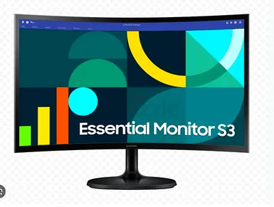 Samsung Essential Monitor S3 24 Inch Full HD Curved 75Hz AMD FreeSync