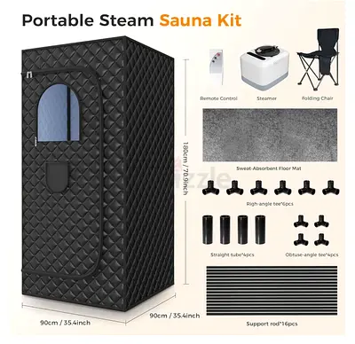 Portable Steam Sauna Tent Kit