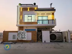 Villa in Al Bahia, 6 rooms with a roof, at a great price. Super deluxe finishing, freehold , bank fi