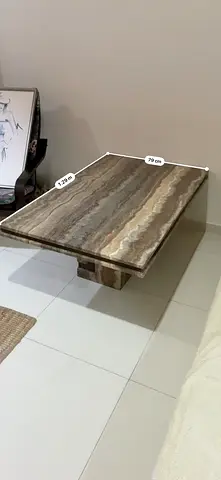 Stone Coffee Table – Solid  Heavy | Good Condition