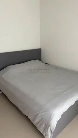 Bed with mattress