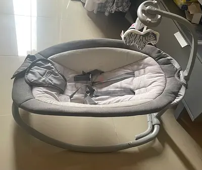 Lightweight Baby Rocker/Bouncer with Toy Bar - Good Condition