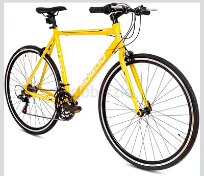 MOGOO Rapid 700C Hybrid Road Bike, 14 Speed Shimano Drivetrain, Lightweight Aluminum Alloy Frame.