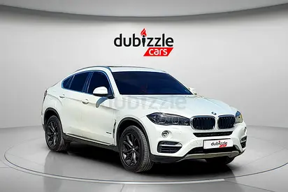 AED 2218/month | 2016 BMW X6 Xdrive35i | GCC Specs | Ref#454549