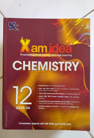 Xam Idea Chemistry Class 12 (2025-26)