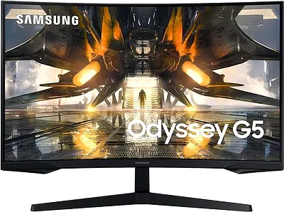 Samsung Odyssey G5 27 Curved Gaming Monitor 165Hz QHD 2560X1440 1ms AMD FreeSync