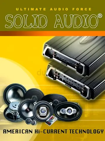 Original (USA) Solid Audio Car Amplifier