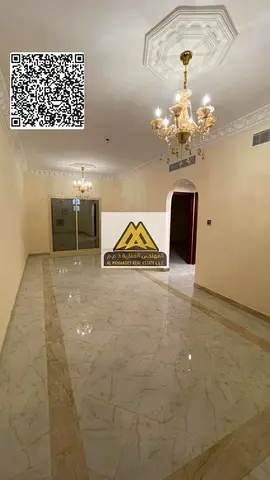 متاحة الآن للإيجار السنوي في الحميدية 1 – عجمان، شقة غرفة وصالة بمساحة واسعة، مطبخ منفصل وحمام، في بناية جديدة مع تشطيب سوبر لوكس.