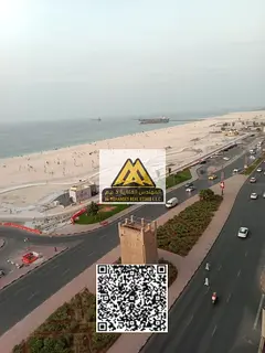 Two-bedroom apartment for rent in Corniche Towers – Ajman