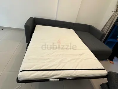 Brand New condition Ikea vimle grey color lshape sofa bed with storage