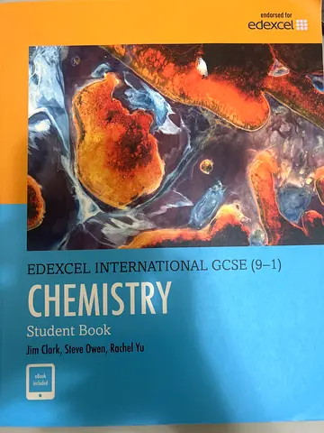 Edexcel International GCSE (9–1) Chemistry Student Book by Jim Clark, Steve Owen, Raddel Yu