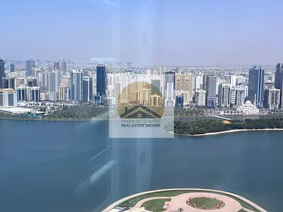 Partial view | Chiller Ac Free | Gym | Luxury 3BHK | Majlis Area | Master BR | Maidroom| Available At Buhaira Corniche