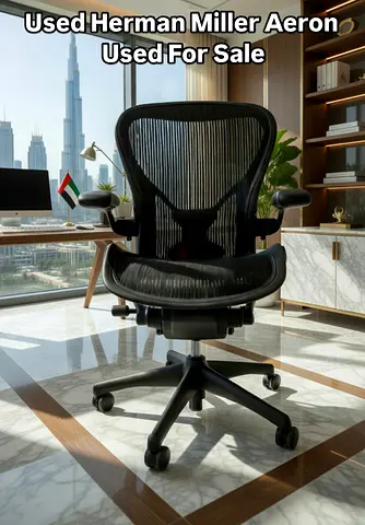 Used Herman Miller Aeron Chair - Good Condition, Adjustable Office Chair