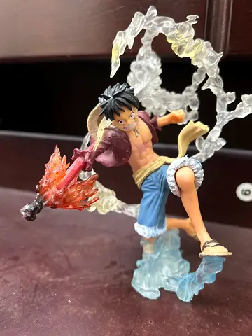One Piece - Monkey D. Luffy action  Figure gear 2 (Flame  Water Effects)
