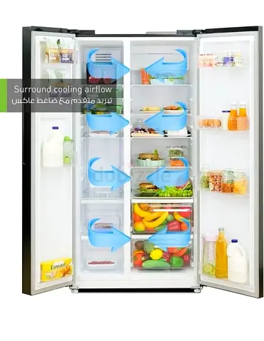 Panasonic Side-by-side Refrigerator - Large Double Door Fridge