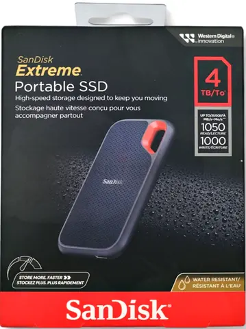 SanDisk Extreme Portable SSD 4TB - Brand New Sealed