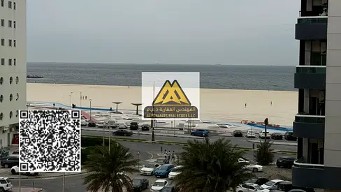 For Annual Rent: One-Bedroom Apartment with Sea View in Al Nakheel 1, Ajman – Second Building from Ajman Corniche