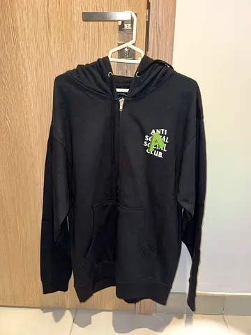 Anti Social Social Club Zip Up OG Hoodie A is for