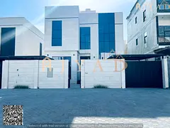 For sale: villa in Al Zahia Ajman, 4 bedrooms, majlis, lounge, maid's room, land 3014 sq ft, bui