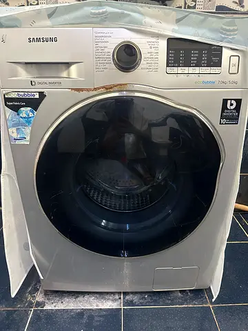 Samsung Front Load Washing Machine - 7kg, Silver (Used)