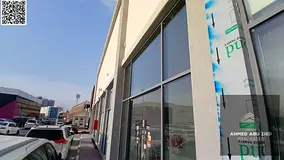 Shop for annual rent in Al Muwaihat, on the main street near Al Shuwaifat School. Excellent space, s