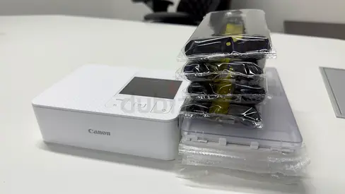 Canon Selphy Portable Photo Printer with New Ink/Film Packs