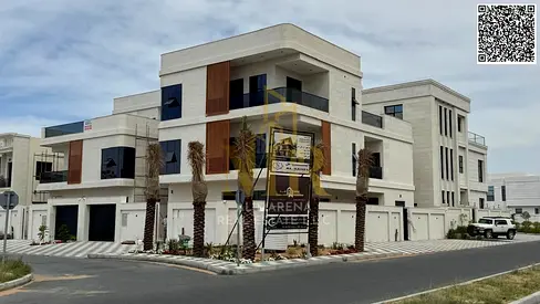 Luxury villa for sale in Al-Aliya, huge building area, elegant design, price including services