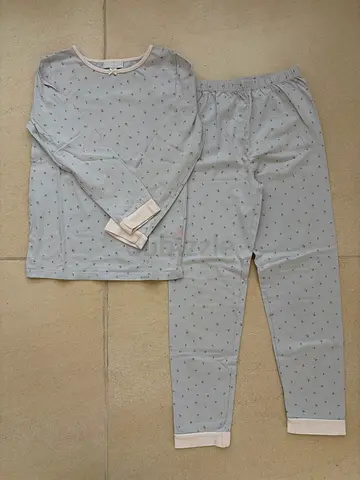 The White Company Blue Floral Girls Pyjamas