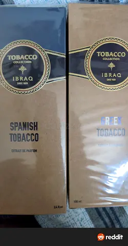 Two Ibraq Tobacco Collection Eau de Parfum - Spanish  Greek Tobacco (100ml)