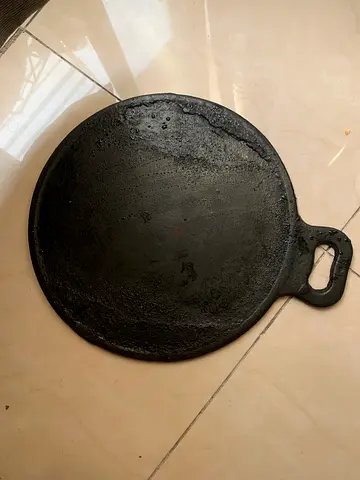Cast iron tawa large