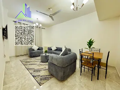 بدون عمولة - غرفة وصالة للايجار في عجمان الروضة3 - شامل الفواتير