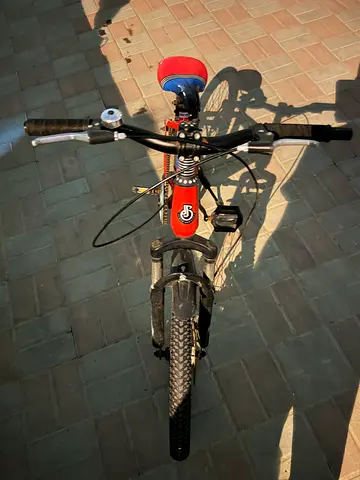 Kids Red Balance/Training Bike with Front Suspension — Good Condition