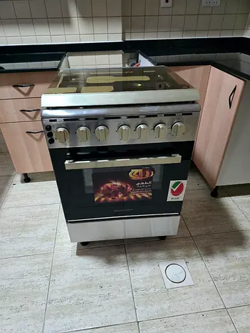 Used West point cooking gas oven and hob - 4 burners, stainless steel