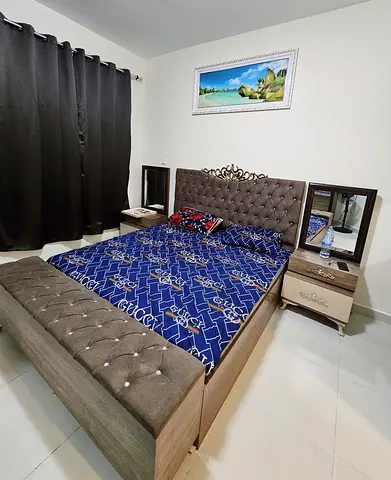 MONTHLY BASIS FULLY FURNISHED 1BHK CENTRAL AC BRAND NEW BULDING &JUST 8N 4300*