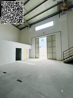 Warehouse for Rent in Al Jurf 1, Ajman – 4000 Sqft with Mezzanine, Office, and Full Facilities in 
