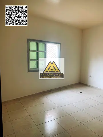 شقة غرفتين وصالة للإيجار في النعيمية 1 عجمان بسعر مميز بعد التخفيض مع تصميم عملي ومطبخ مغلق وموقع حيوي قريب من جميع الخدمات