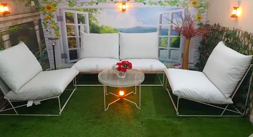 IKEA HAVSTEN Outdoor 4 seater sofa set in grate condition is available for garden and balcony