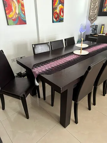 Dining table with chairs