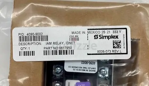 Simplex IAM Relay (Part No. 0617950) - New/Sealed