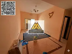 For annual rent: A one-bedroom apartment in Al Nuaimiya 1, Ajman, located near Al Hikma School in a