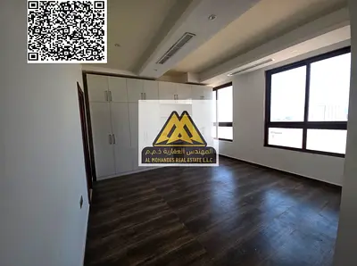 Two-bedroom apartment for rent in Al Jurf 2, Ajman, with a spacious layout, master bedrooms, and high-end finishes, located in a new building in a vib