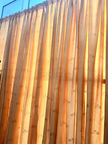 Curtains with railings