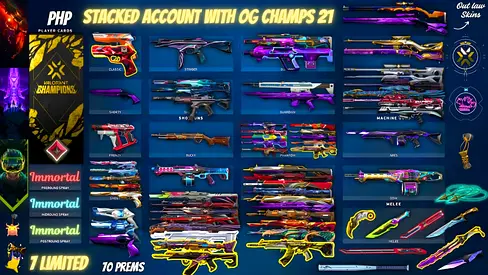 Valorant Premium Full Stacked Account