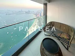 High Floor | Sea and Dubai View | Furnished