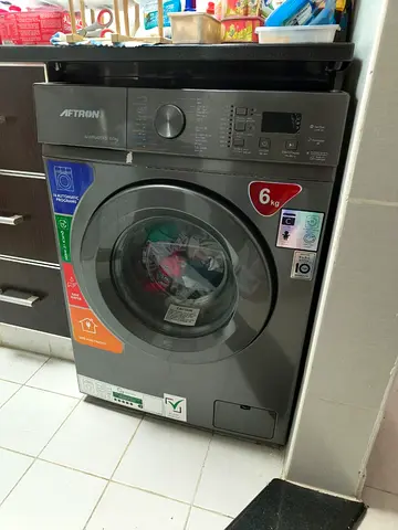 6kg Aftron Front Load Washing Machine - Nearly Brand New